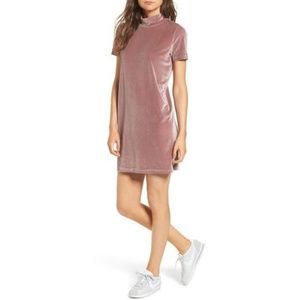 Madewell Velvet Mockneck Dress NWT